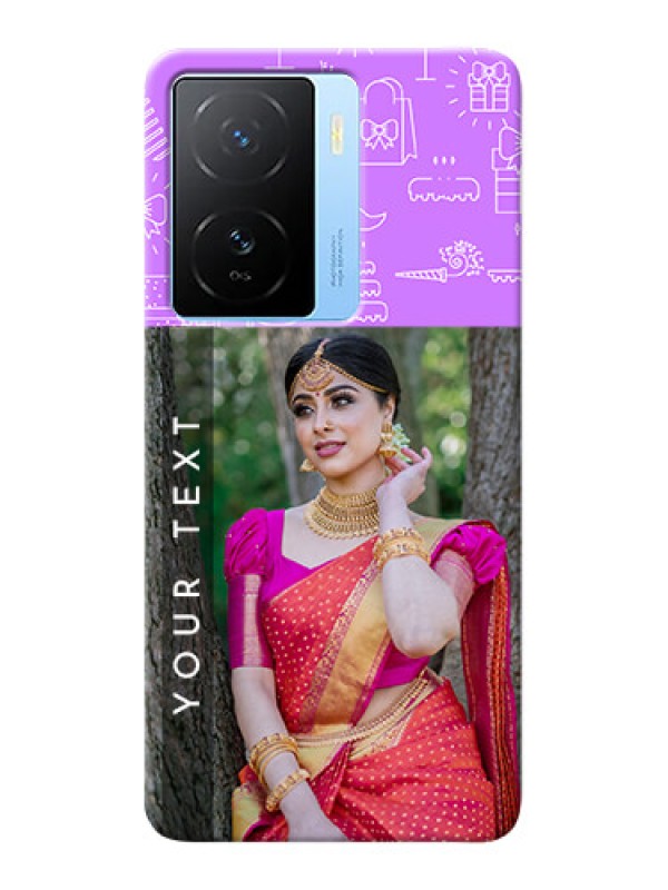 Custom iQOO Z7 5G Personalized Phone Cases: Birthday Icons Design