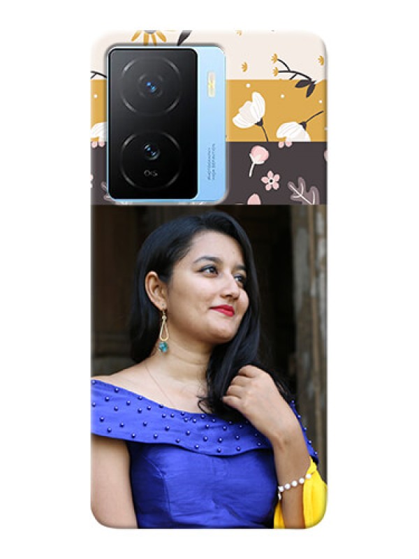 Custom iQOO Z7 5G mobile cases online: Stylish Floral Design
