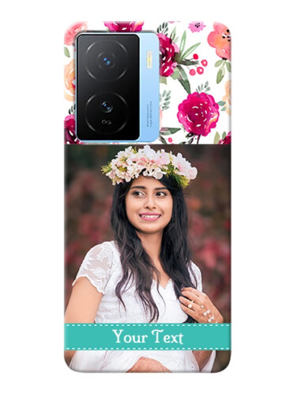 Custom iQOO Z7 5G Personalized Mobile Cases: Watercolor Floral Design