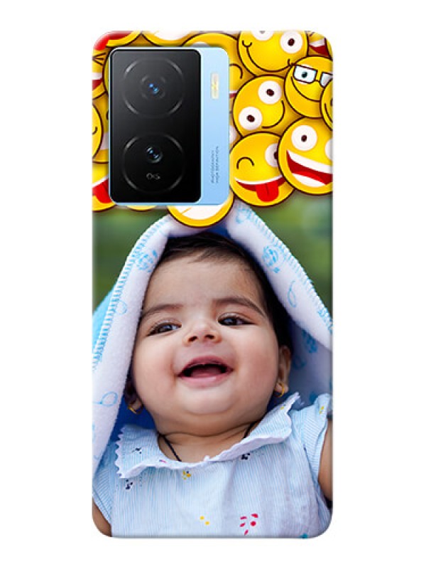 Custom iQOO Z7 5G Custom Phone Cases with Smiley Emoji Design