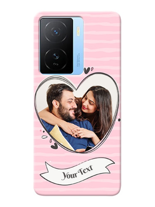 Custom iQOO Z7 5G custom mobile phone covers: Vintage Heart Design