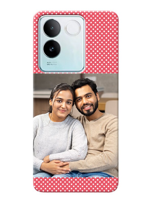 Custom iQOO Z7 Pro 5G Custom Mobile Case with White Dotted Design