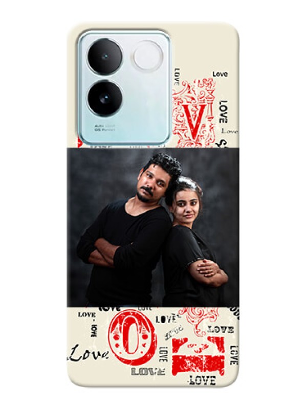 Custom iQOO Z7 Pro 5G mobile cases online: Trendy Love Design Case