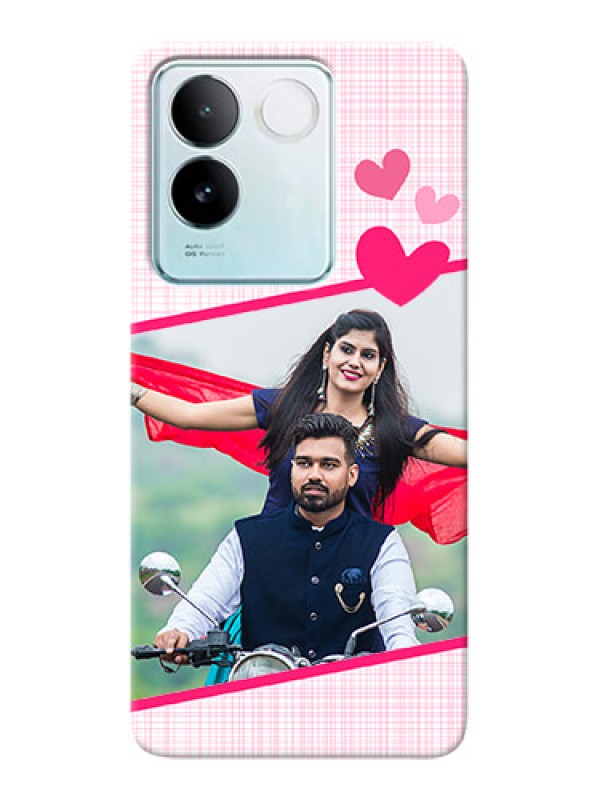 Custom iQOO Z7 Pro 5G Personalised Phone Cases: Love Shape Heart Design
