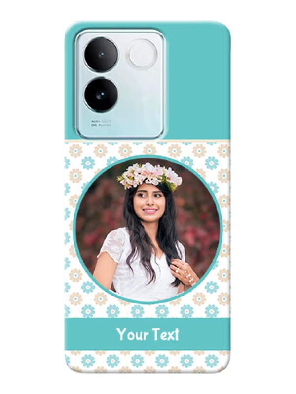 Custom iQOO Z7 Pro 5G Custom Mobile Back Covers: Beautiful Flowers Design