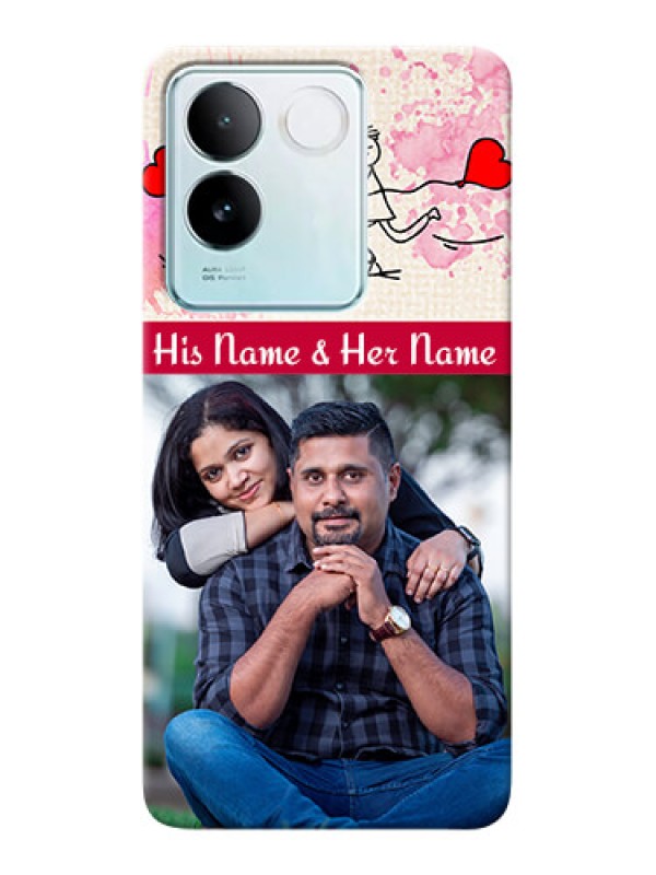 Custom iQOO Z7 Pro 5G phone back covers: You and Me Case Design