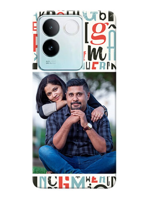 Custom iQOO Z7 Pro 5G custom mobile phone covers: Alphabet Design