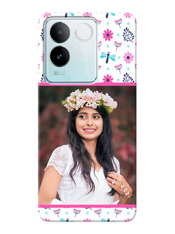 Custom iQOO Z7 Pro 5G Mobile Covers: Colorful Flower Design