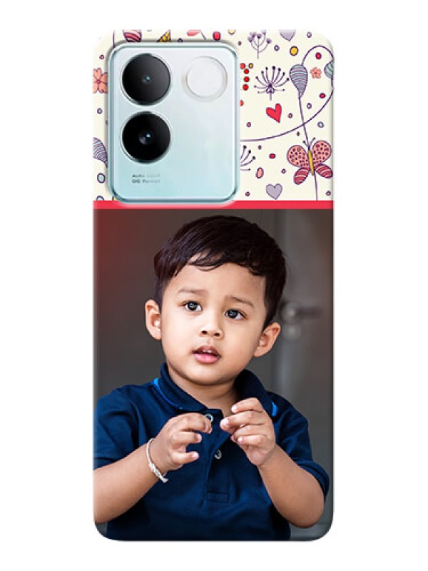 Custom iQOO Z7 Pro 5G phone back covers: Premium Floral Design