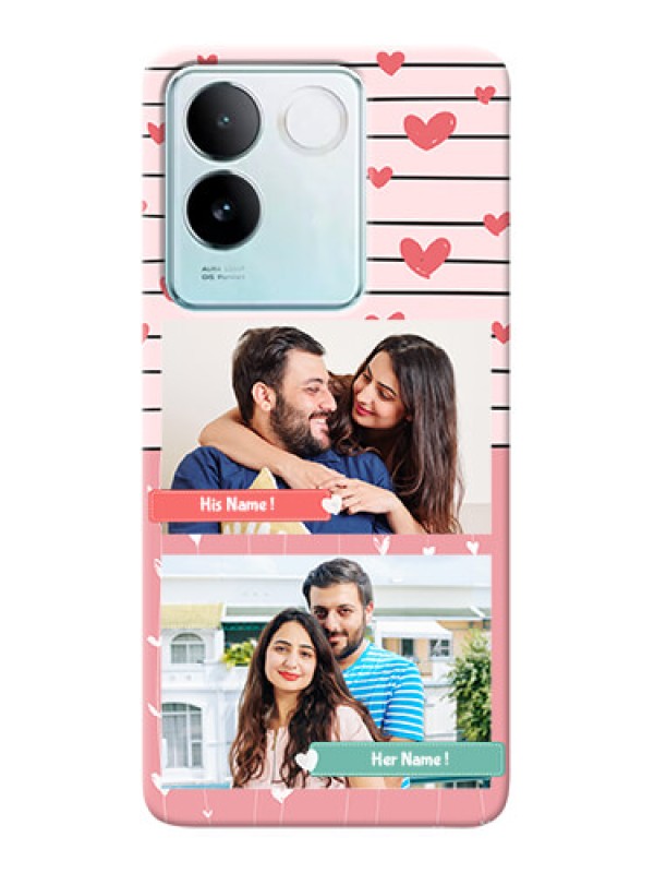 Custom iQOO Z7 Pro 5G custom mobile covers: Photo with Heart Design