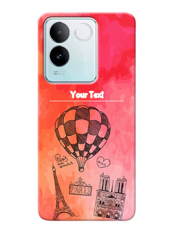 Custom iQOO Z7 Pro 5G Personalized Mobile Covers: Paris Theme Design