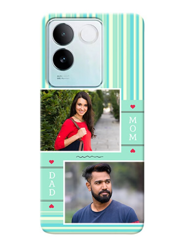 Custom iQOO Z7 Pro 5G custom mobile phone covers: Mom & Dad Pic Design