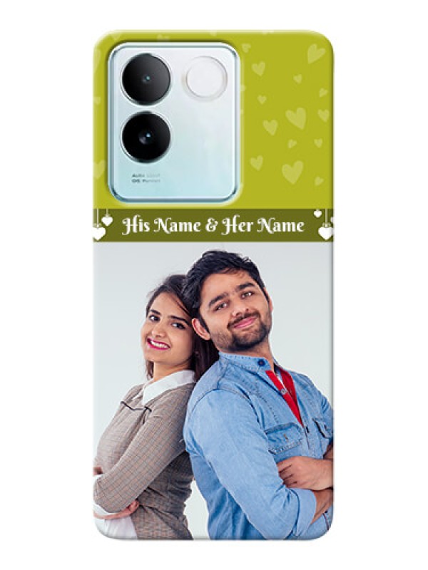 Custom iQOO Z7 Pro 5G custom mobile covers: You & Me Heart Design