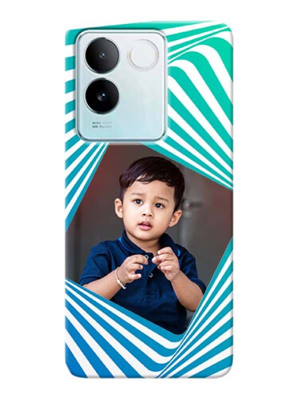 Custom iQOO Z7 Pro 5G Personalised Mobile Covers: Abstract Spiral Design