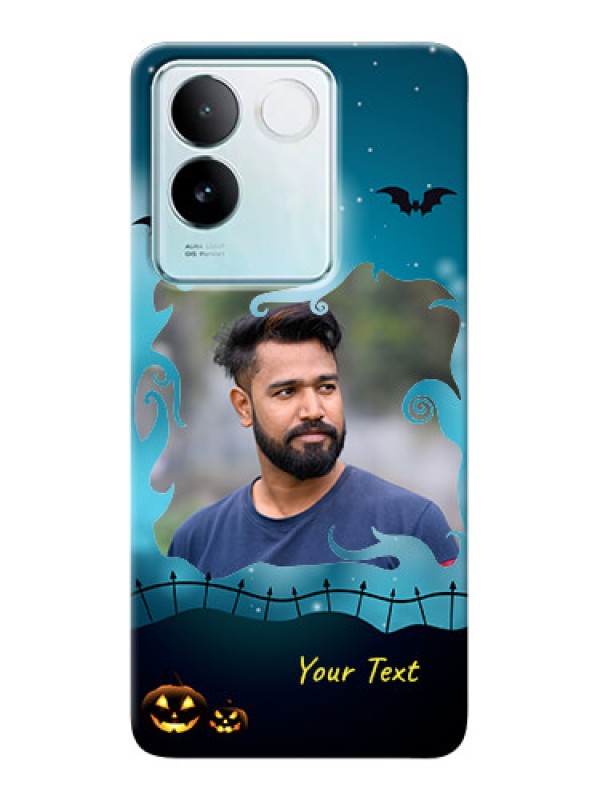 Custom iQOO Z7 Pro 5G Personalised Phone Cases: Halloween frame design