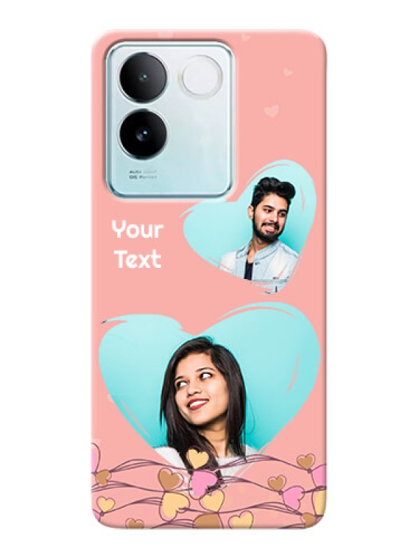 Custom iQOO Z7 Pro 5G customized phone cases: Love Doodle Design