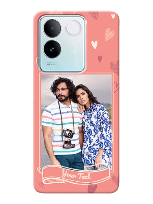 Custom iQOO Z7 Pro 5G custom mobile phone cases: love doodle art Design