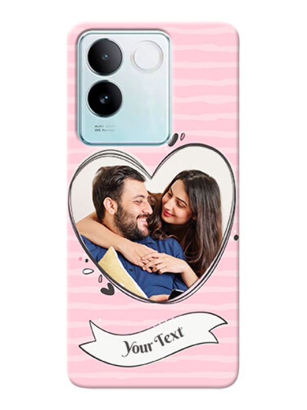 Custom iQOO Z7 Pro 5G custom mobile phone covers: Vintage Heart Design