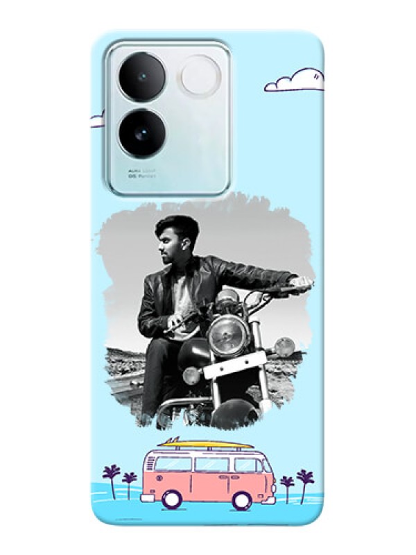Custom iQOO Z7 Pro 5G Mobile Covers Online: Travel & Adventure Design