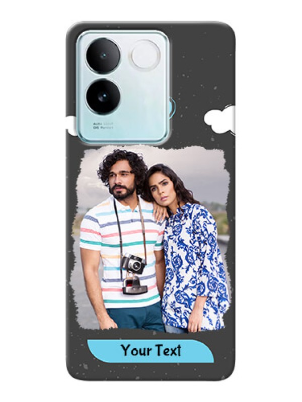 Custom iQOO Z7 Pro 5G Mobile Back Covers: splashes with love doodles Design