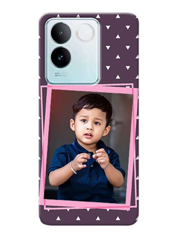 Custom iQOO Z7 Pro 5G Phone Cases: Triangle Pattern Dotted Design