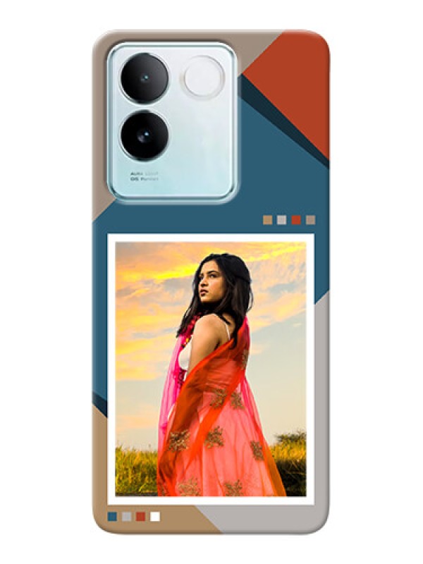 Custom iQOO Z7 Pro 5G Personalized Phone Case with Retro color pallet Design