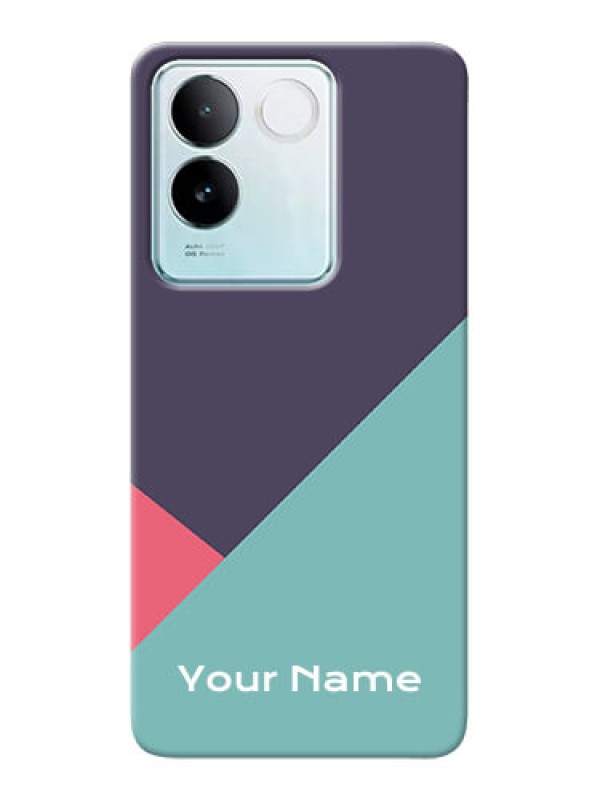 Custom iQOO Z7 Pro 5G Custom Mobile Case with Tri Color abstract Design