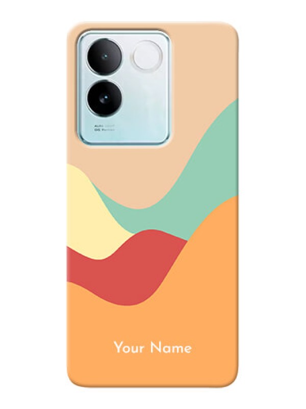 Custom iQOO Z7 Pro 5G Personalized Phone Case with Ocean Waves Multiwithcolour Design