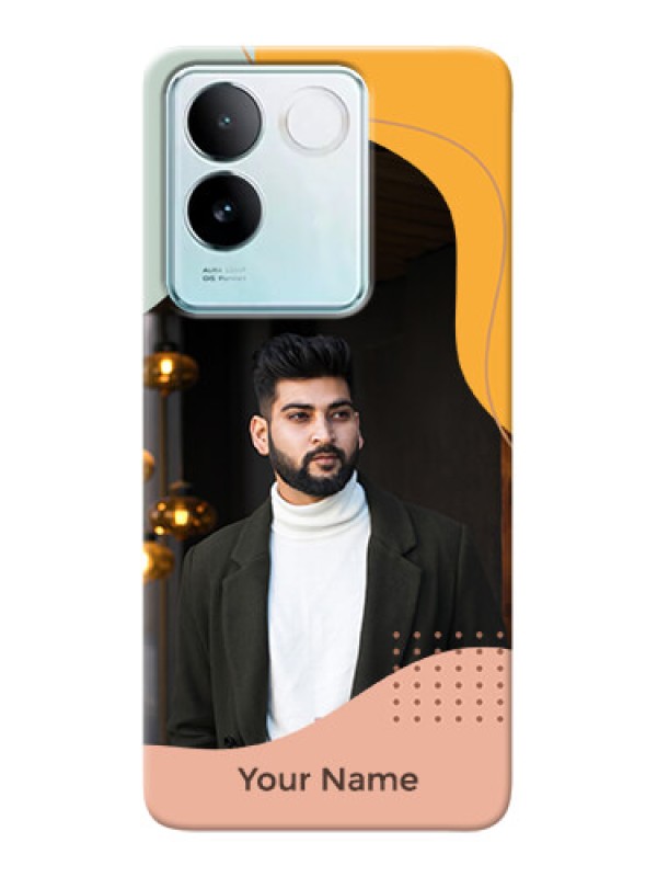 Custom iQOO Z7 Pro 5G Personalized Phone Case with Triwithcoloured overlay design