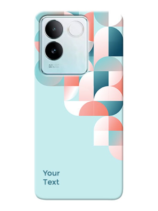 Custom iQOO Z7 Pro 5G Custom Phone Case with Stylish Semiwithcircle Pattern Design