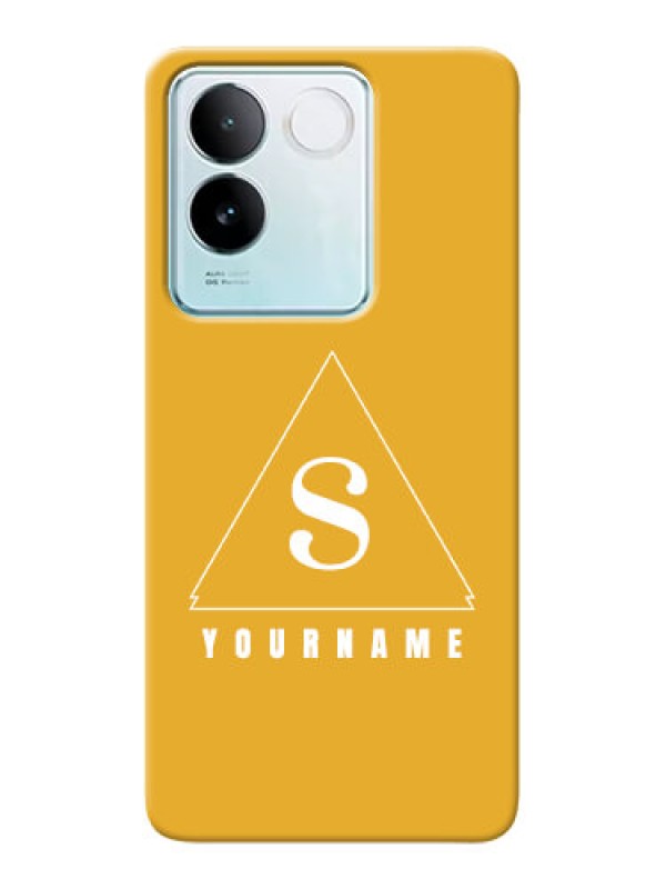 Custom iQOO Z7 Pro 5G Personalized Phone Case with simple triangle Design