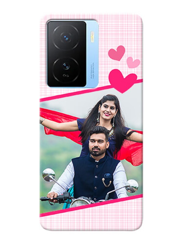 Custom iQOO Z7s 5G Personalised Phone Cases: Love Shape Heart Design