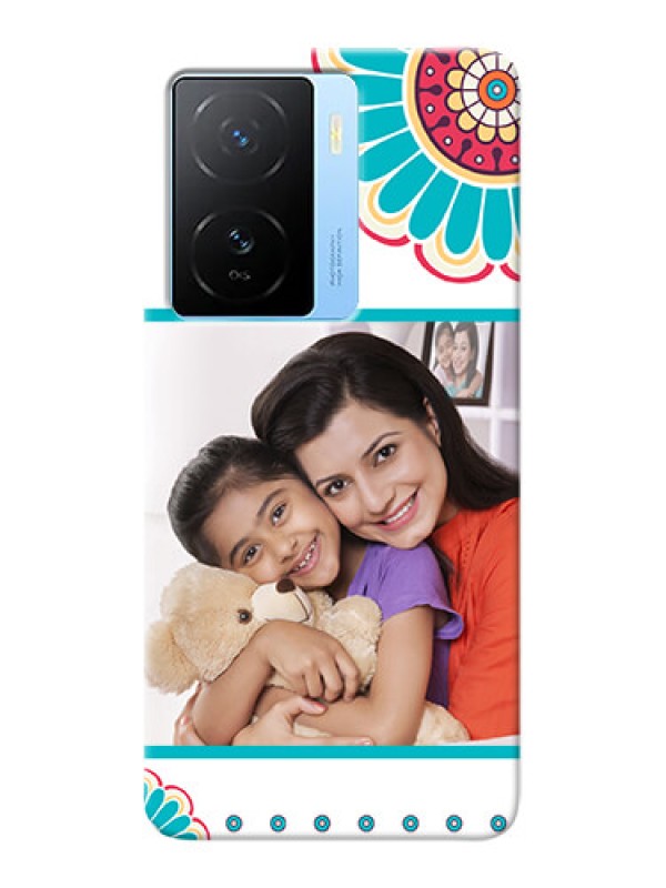 Custom iQOO Z7s 5G custom mobile phone cases: Flower Design