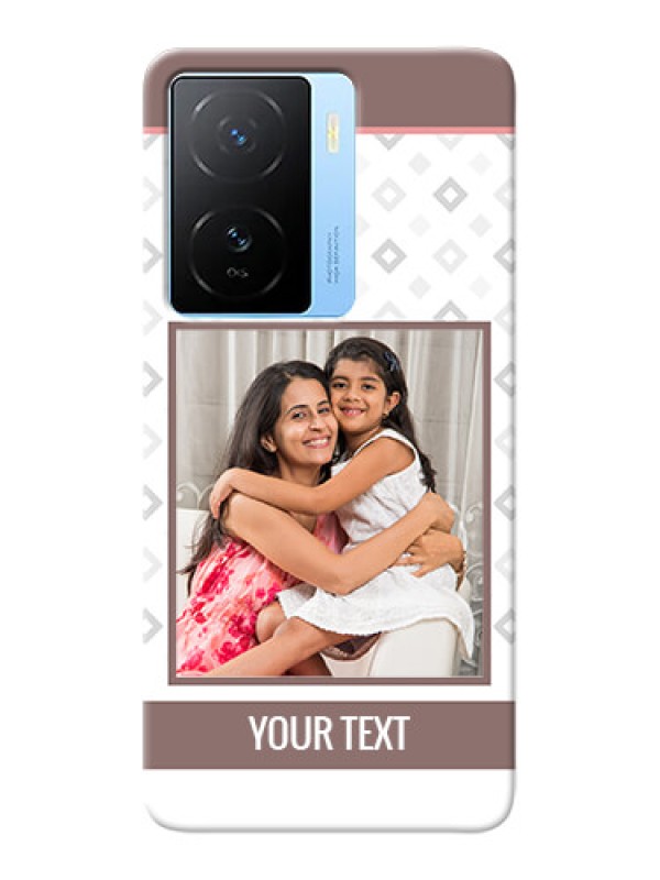 Custom iQOO Z7s 5G custom back covers: Simple Diamond Design