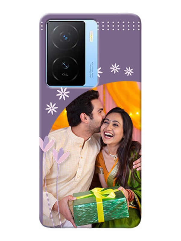 Custom iQOO Z7s 5G Phone covers for girls: lavender flowers design 