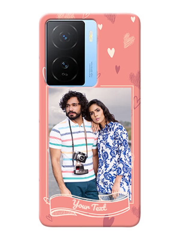 Custom iQOO Z7s 5G custom mobile phone cases: love doodle art Design