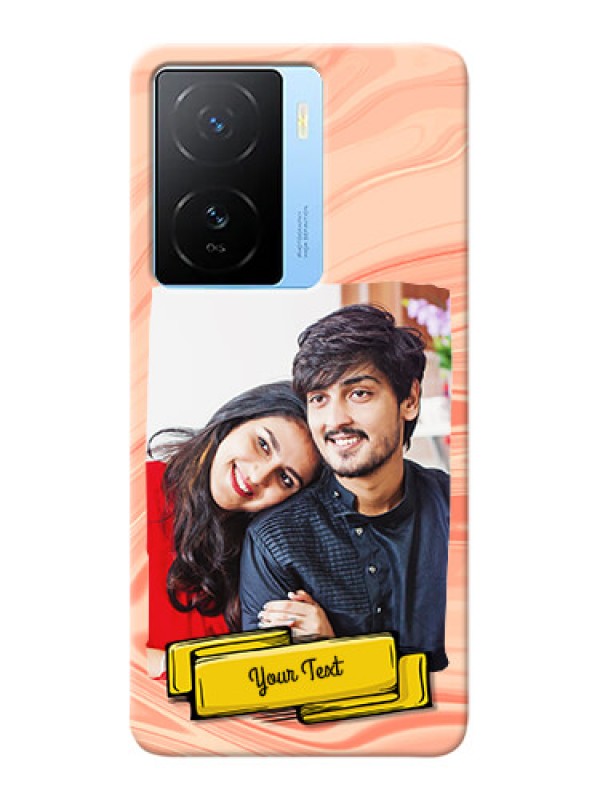 Custom iQOO Z7s 5G Customized Phone Cases: Marble Texture Design