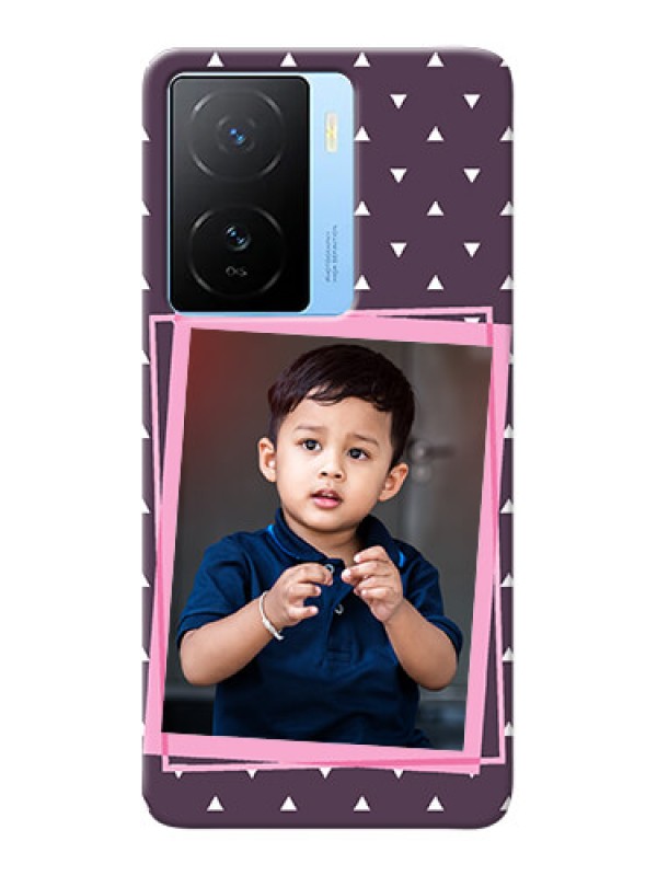 Custom iQOO Z7s 5G Phone Cases: Triangle Pattern Dotted Design