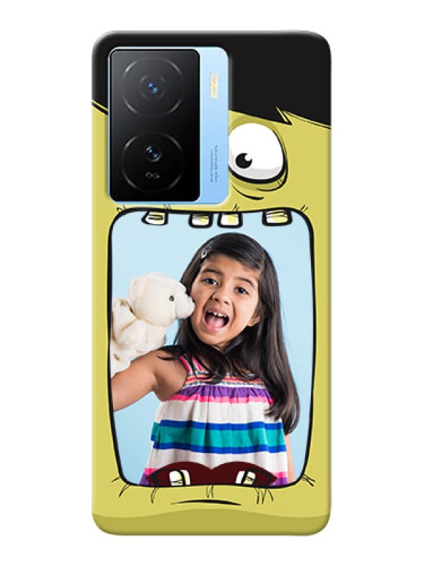 Custom iQOO Z7s 5G Mobile Covers: Cartoon monster back case Design