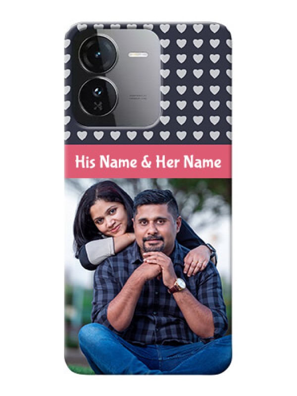 Custom iQOO Z9 5G Custom Mobile Case with Love Symbols Design