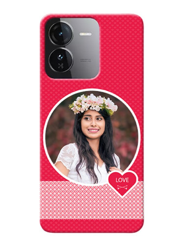 Custom iQOO Z9 5G Mobile Covers Online: Pink Pattern Design