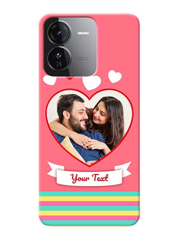 Custom iQOO Z9 5G Personalised mobile covers: Love Doodle Design
