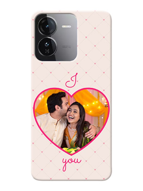 Custom iQOO Z9 5G Personalized Mobile Covers: Heart Shape Design