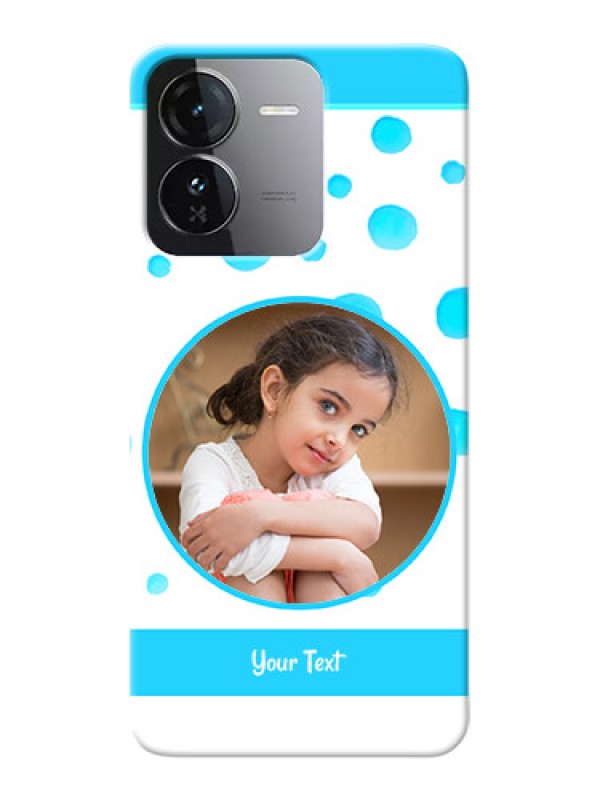 Custom iQOO Z9 5G Custom Phone Covers: Blue Bubbles Pattern Design