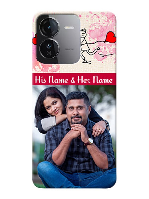 Custom iQOO Z9 5G phone back covers: You and Me Case Design