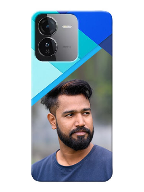 Custom iQOO Z9 5G Phone Cases Online: Blue Abstract Cover Design