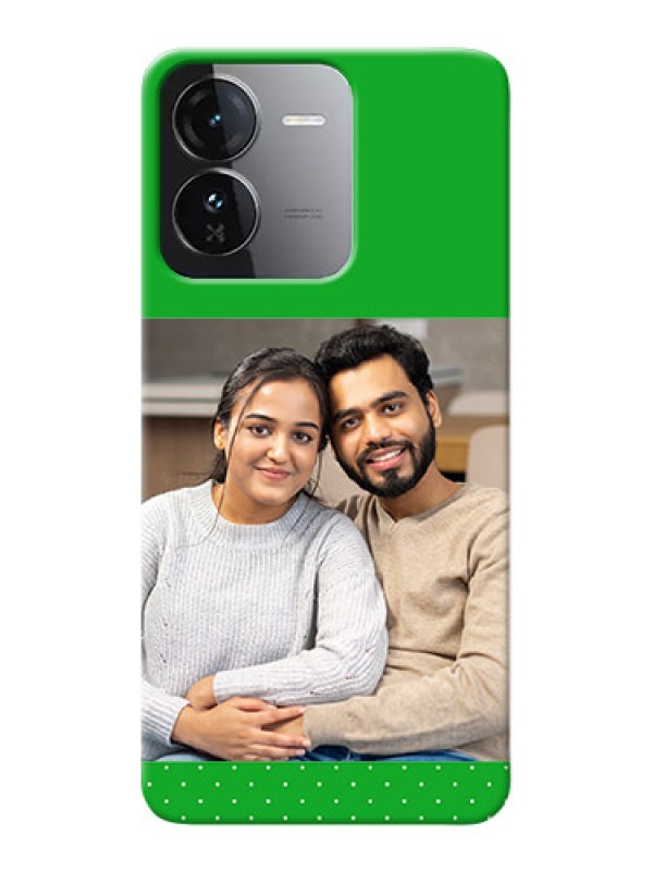 Custom iQOO Z9 5G Personalised mobile covers: Green Pattern Design