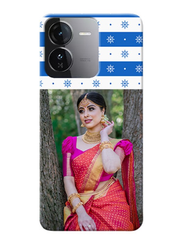 Custom iQOO Z9 5G custom mobile covers: Snow Pattern Design