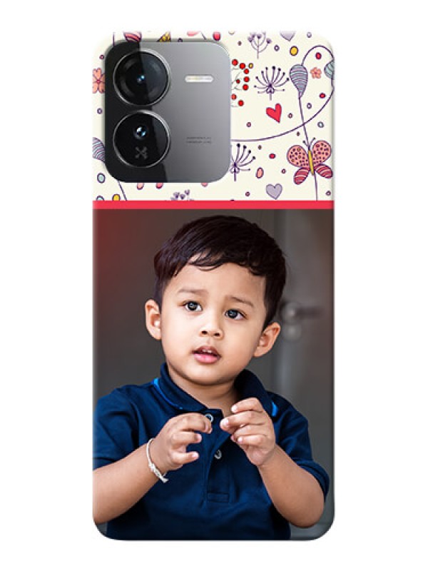 Custom iQOO Z9 5G phone back covers: Premium Floral Design