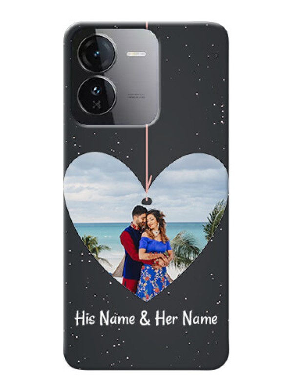 Custom iQOO Z9 5G custom phone cases: Hanging Heart Design